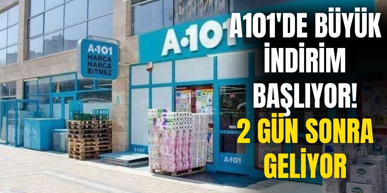 A101 marketlerde yarından sonra resmen şenlik var! Arzum, Samsung ve çok daha fazlası A101'de olacak