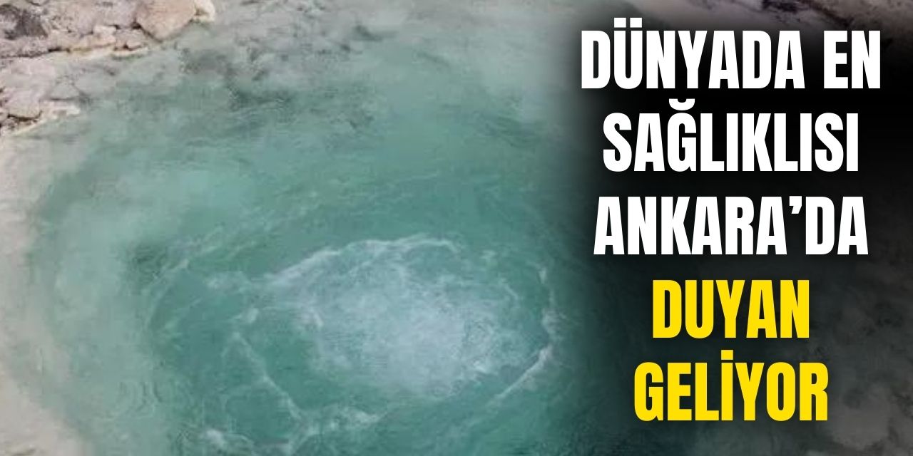 Dünyanın her yerinden Ankara'ya burası için geliyorlar! Bu suyun şifa olmadığı dert yok