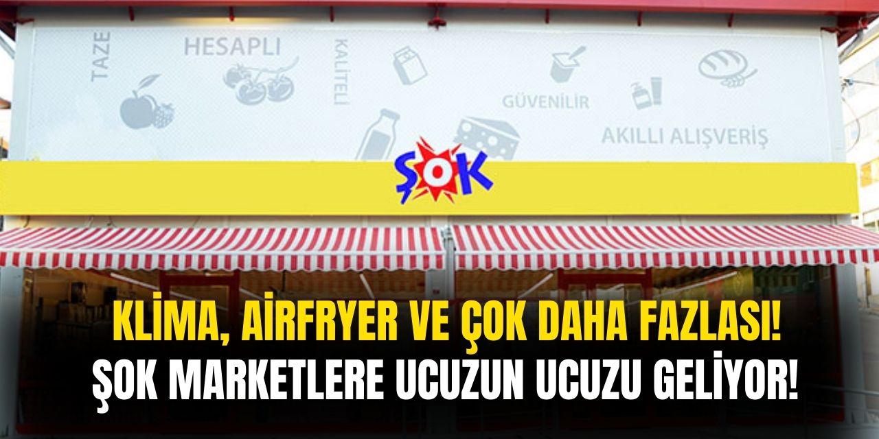 Samsung klima, kurutma makinası ŞOK marketlerde! Vatandaşlar erkenden kuyruğa girecek işte ŞOK 25 Mayıs aktüel kataloğu