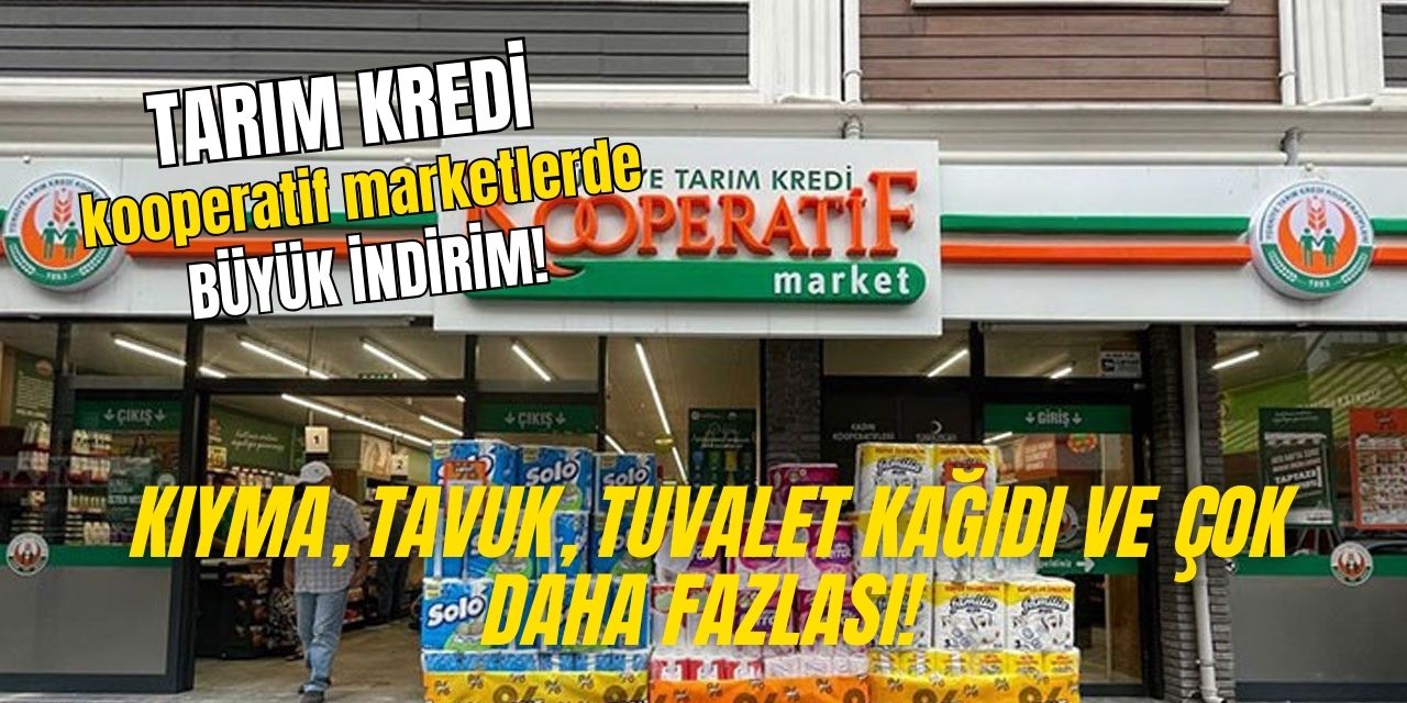 Kağıt havlu, tavuk ve çok daha fazlası Tarım Kredi Marketlerde! Vatandaşlar bu indirimden karlı çıkacak bu fiyata başka yok