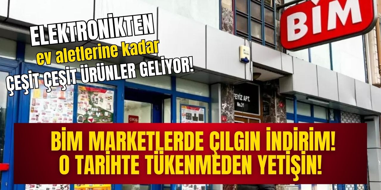 Bisiklet, elektronik ev aleti, çeyiz listesi derken hepsi BİM marketlerde! BİM 31 Mayıs 2024 aktüel ürünler kataloğu