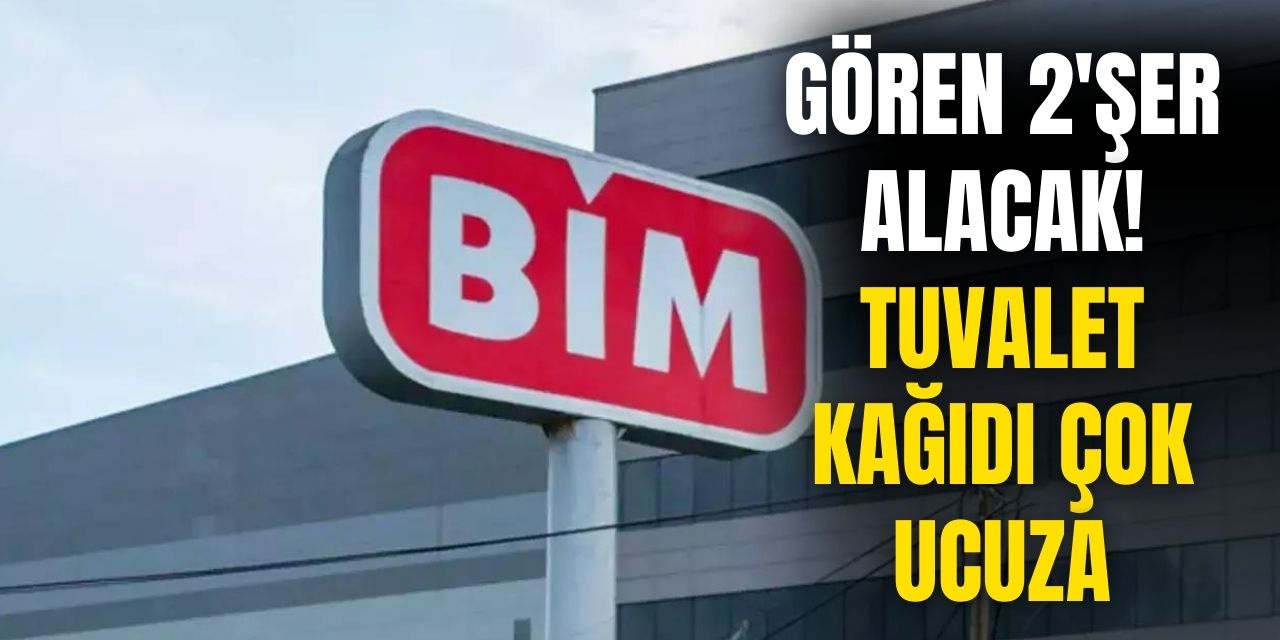 BİM'de tuvalet kağıdı sadece 78 TL'ye satılacak! Yoğurt, sıvı deterjan kapış kapış gidecek