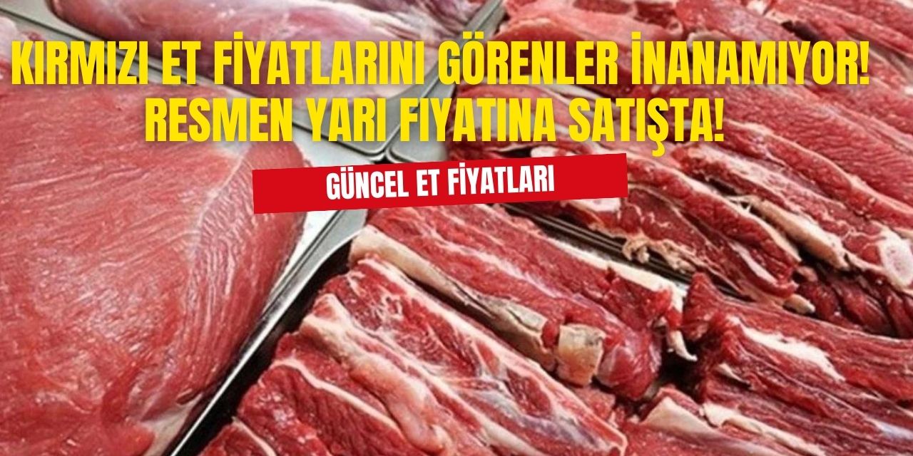 Market zincirlerinden DEV KIRMIZI ET İNDİRİMİ! Kurban Bayramı öncesi bu fiyatlar kaçmaz