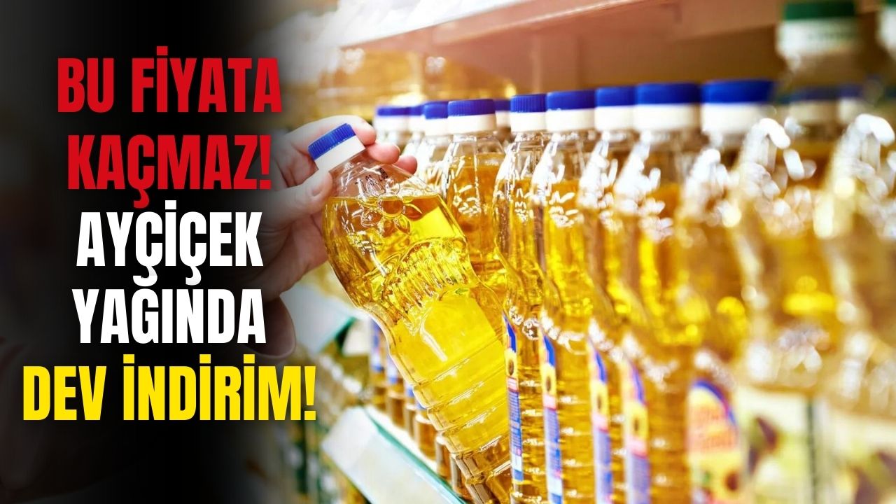 5 Litre Ayçiçek Yağı İndirimi Resmen Kaos Yaratacak! Bu Fiyatlar Bir Daha Gelmez