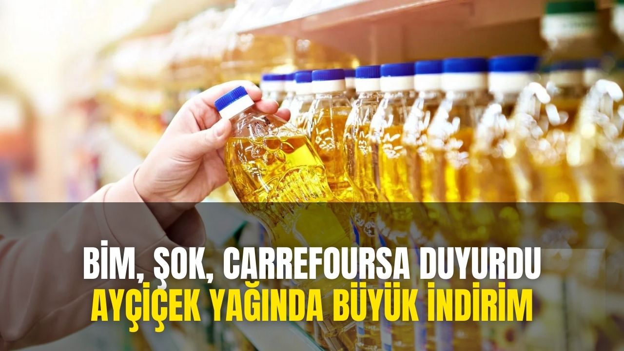 Carrefoursa, BİM, A101 Marketlerde Ucuzluk Çılgınlığı! Ayçiçek Yağı kapışılacak