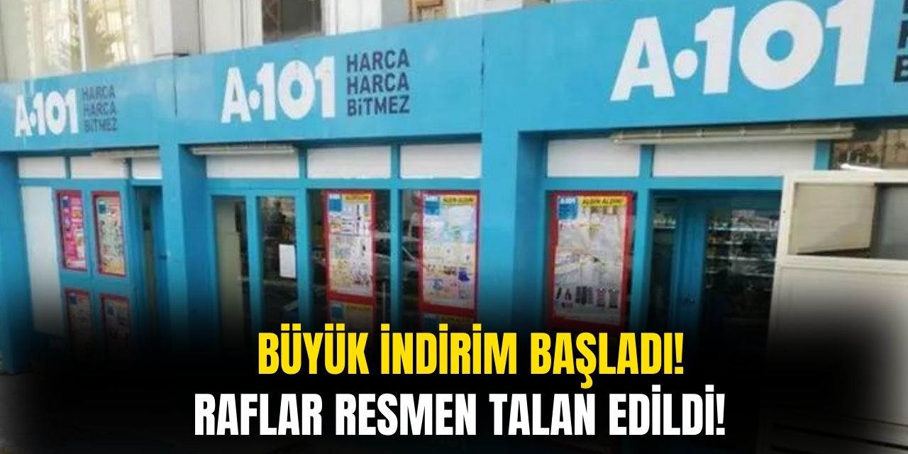 A101 Aktüelde Resmen Büyük İndirim Başladı! Süpürge, Blender kapış kapış gidecek