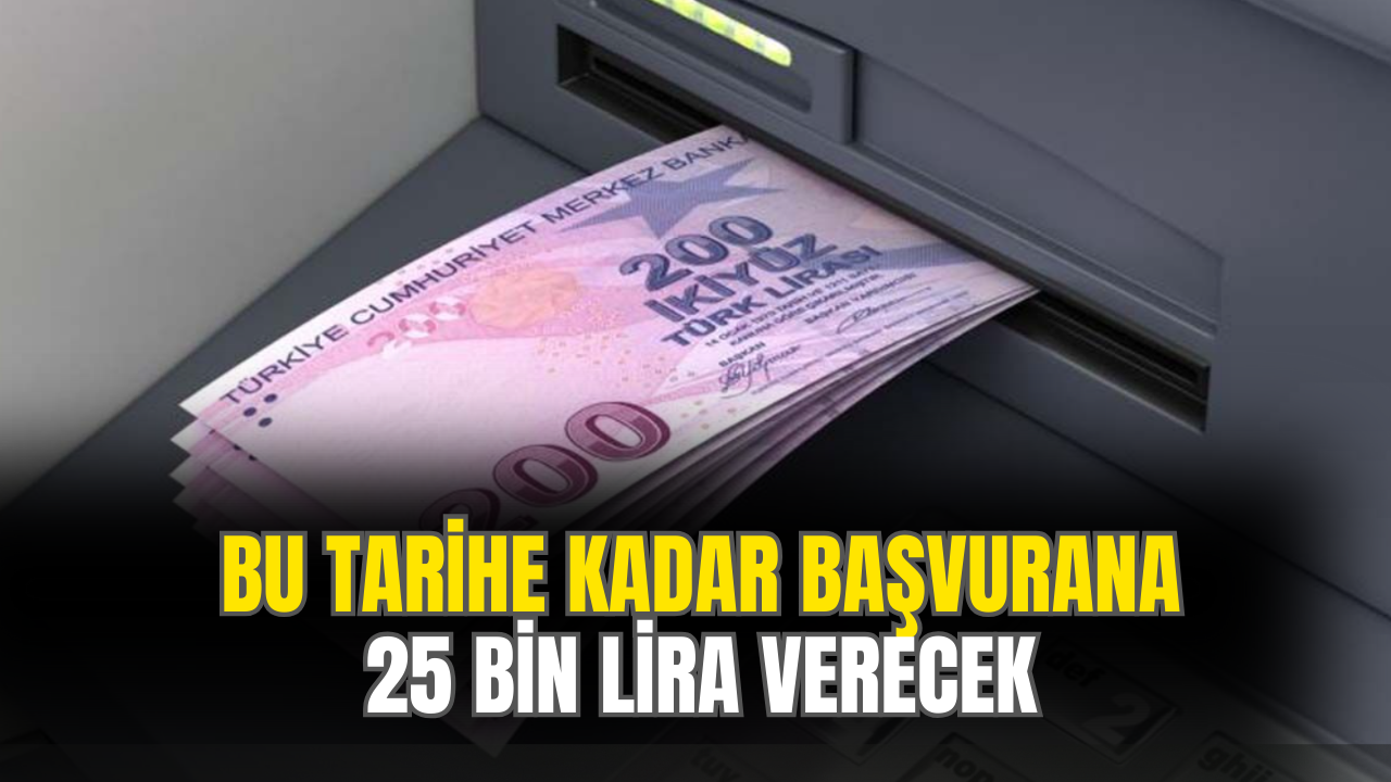 Bu Tarihlere Kadar Başvurana Faizsiz 25 Bin Lira Verecek!