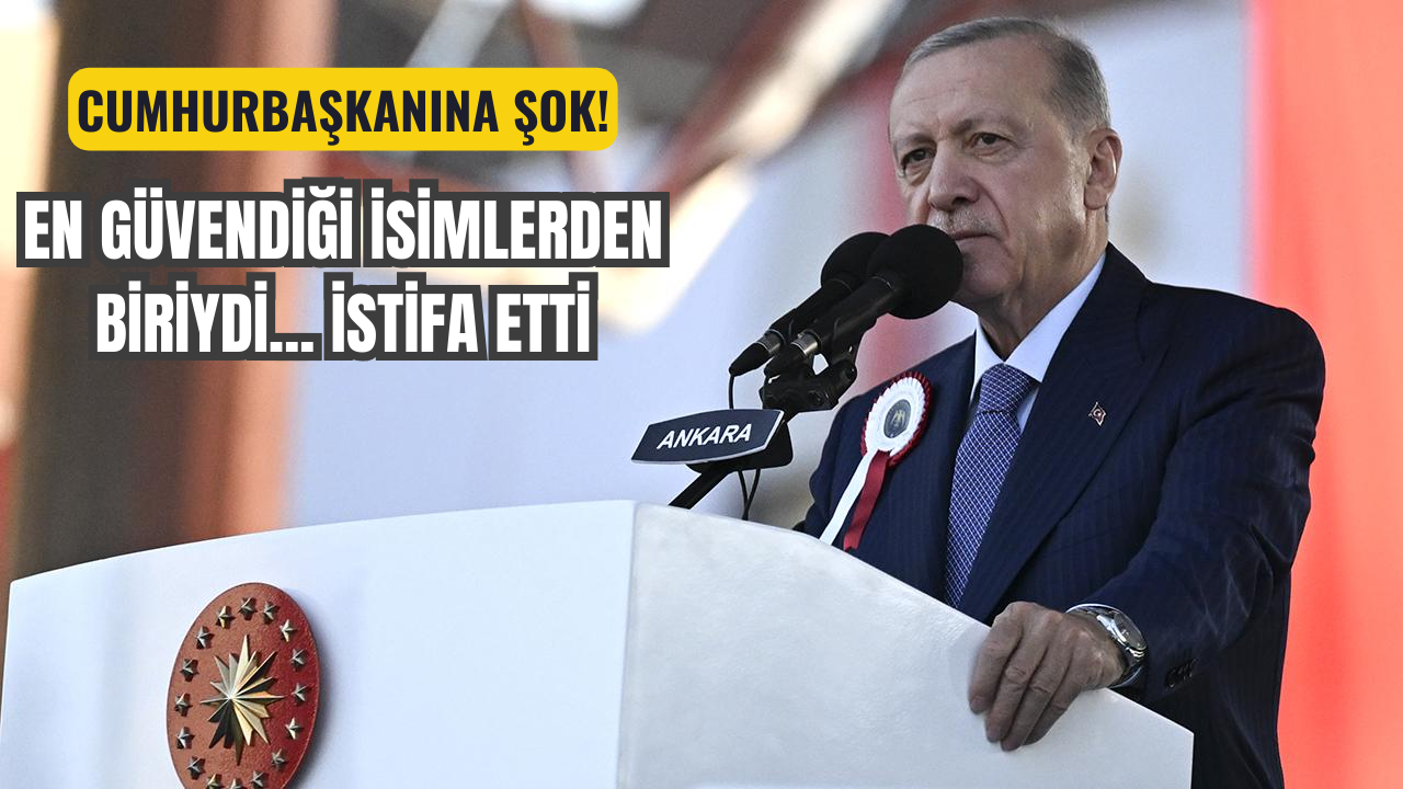 Cumhurbaşkanı Recep Tayyip Erdoğan 'ın canını sıkan istifa