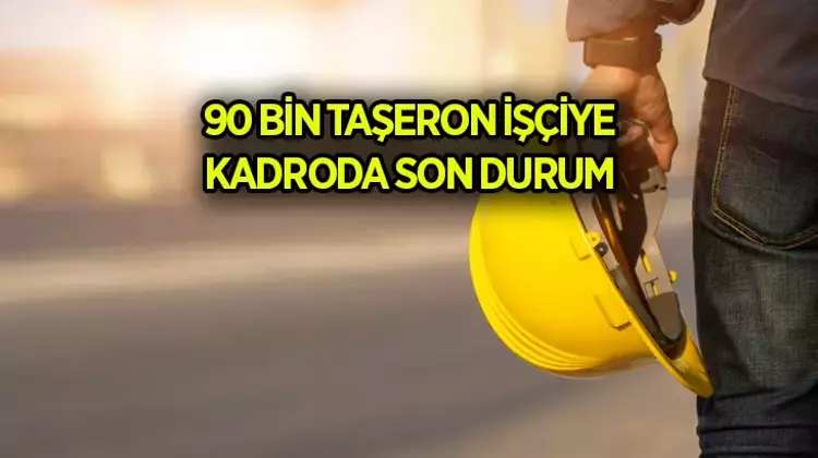 Meclis Takvimi Netleşiyor: 90 Bin Çalışana Taşeron Kadrosu Gelecek Mi Belli Oluyor