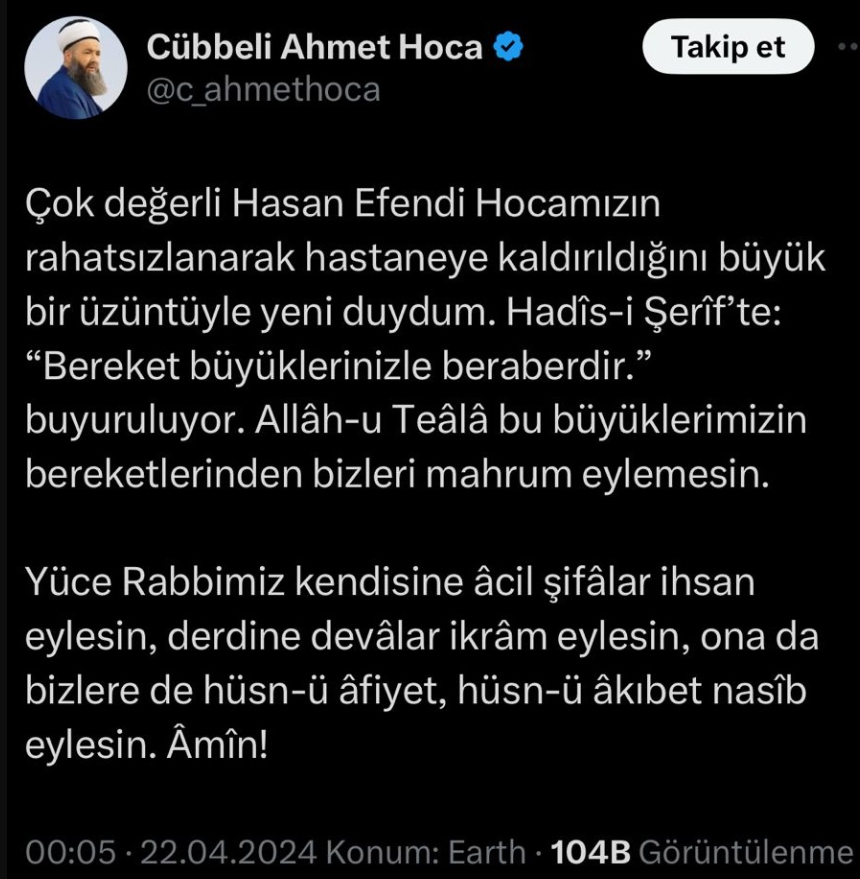 İsmailağa Cemaati'nin Lideri Hasan Kılıç Vefat Etti! Hasan Kılıç Kimdir ?