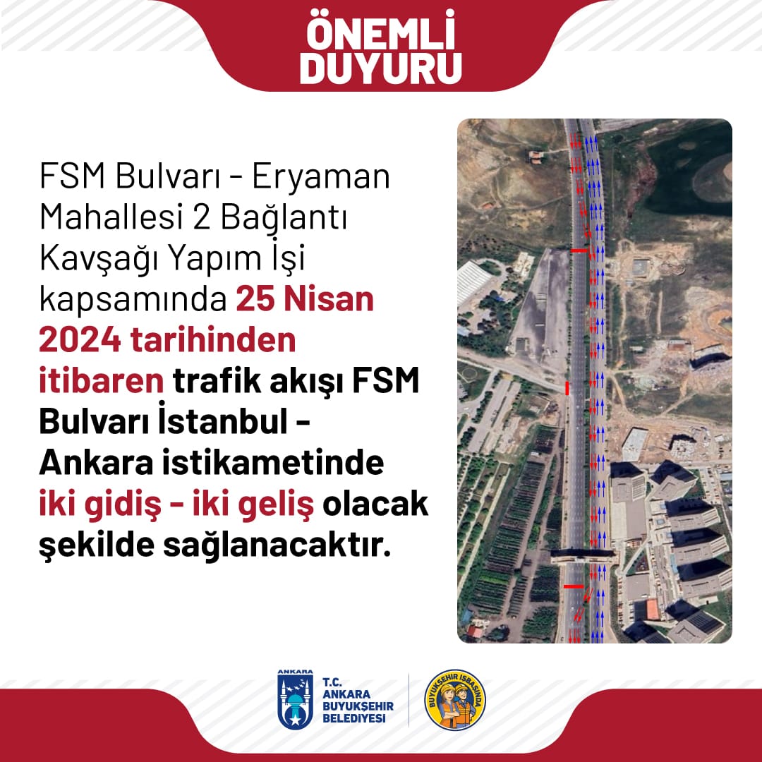 Ankara Büyükşehir Belediyesi önemli duyuru yaptı! 25 Nisan'dan itibaren değişecek