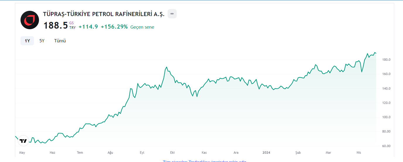 TÜPRAŞ (TUPRS) Hissesi Geleceği Ne Olur ? 2024 Tüpraş Hissesi Alınır Mı ?