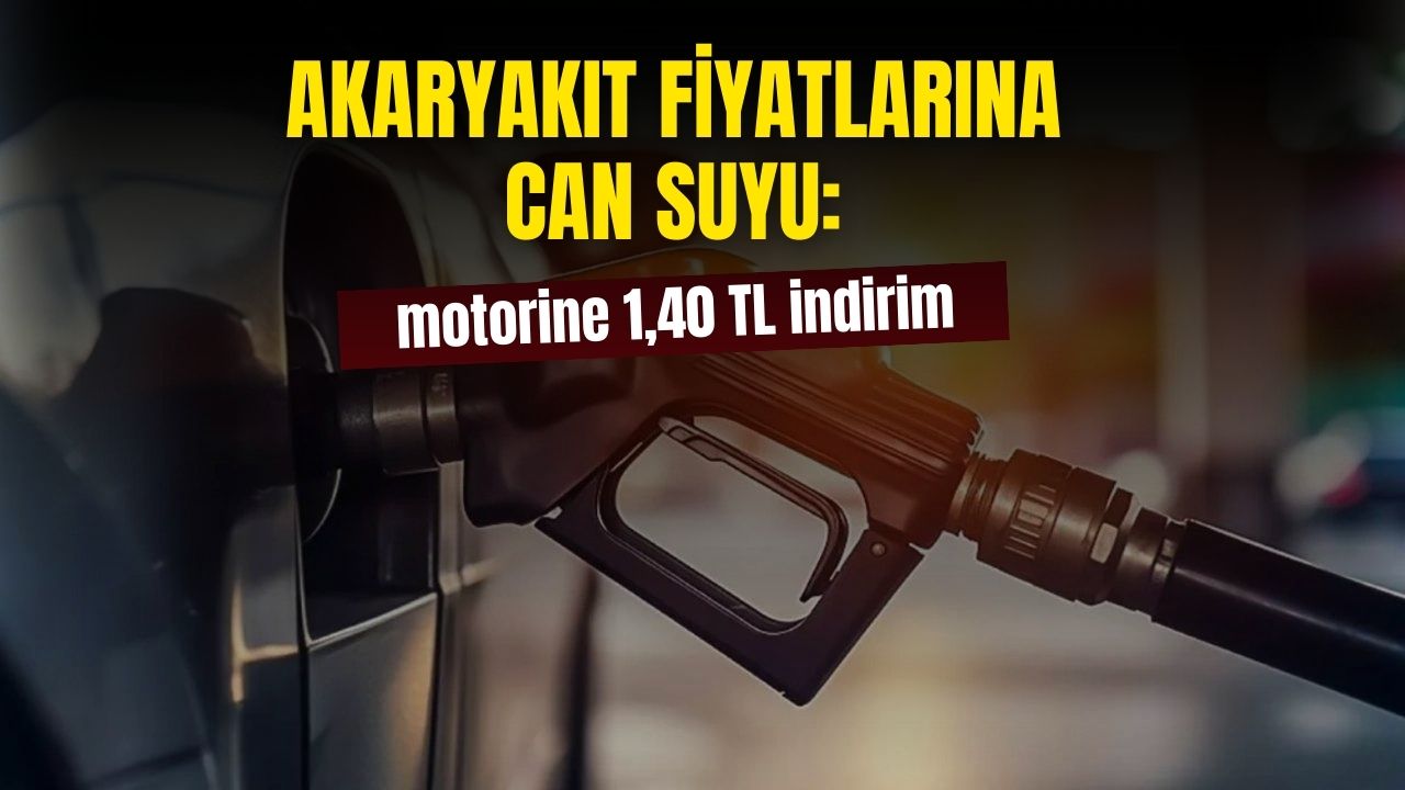 Akaryakıt fiyatlarına can suyu! Motorine son 90 günün en büyük indirimi geldi