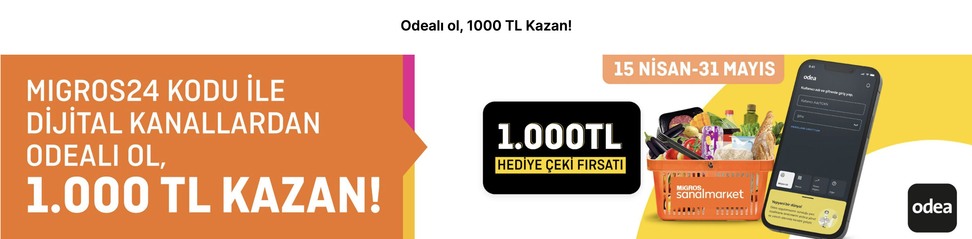 Migros market açıkladı! O şartı sağlayan 1000 TL hediye çeki alacak