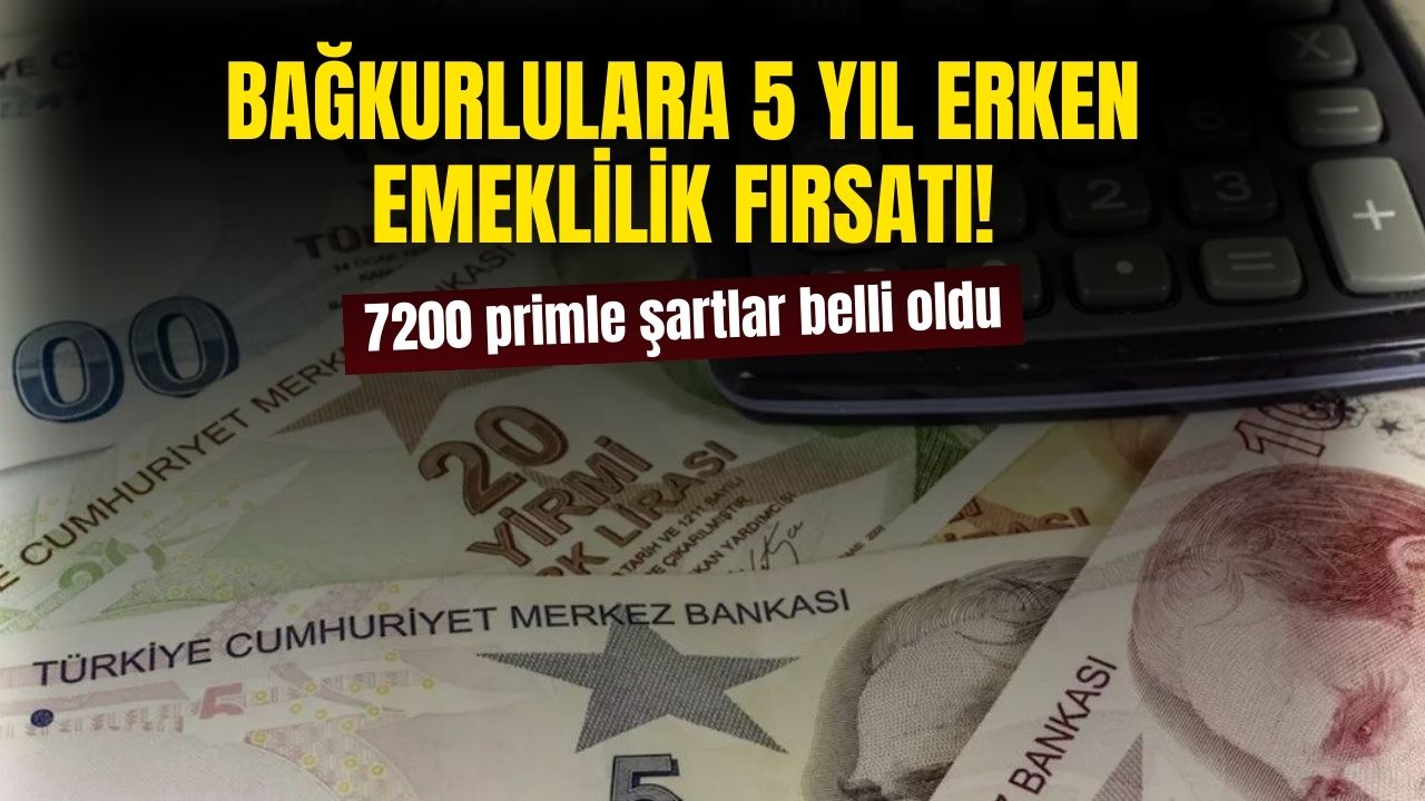 Bağkur 7200 primle erken emeklilik şartları belirleniyor! İşte esnaf emekli tablosu