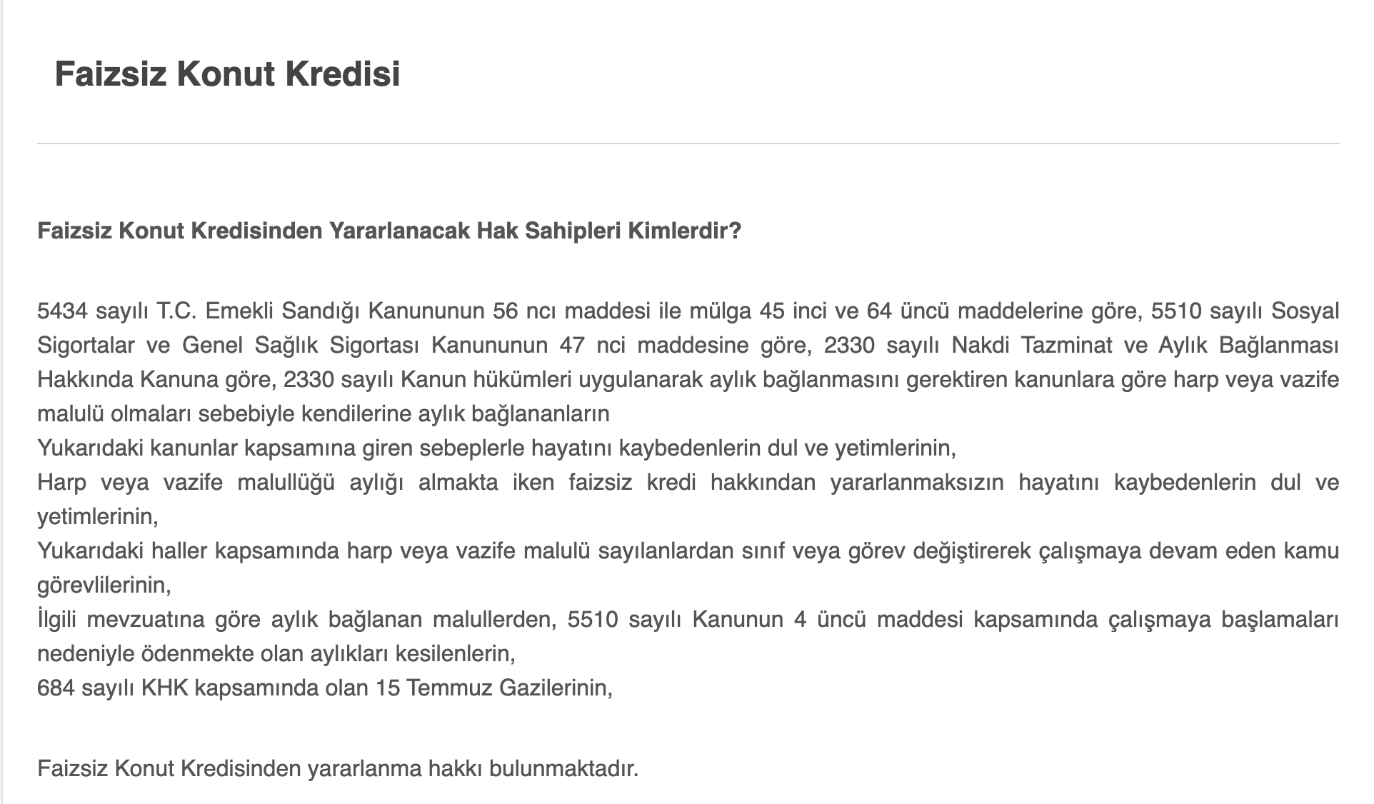 SGK TOKİ'den ev alacaklara faizsiz 750 bin TL konut kredisi verecek