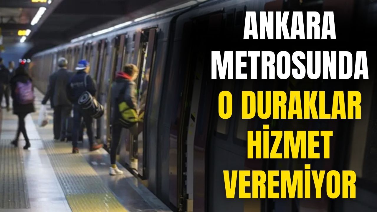 Ego açıkladı: metroda o duraklar arasında ulaşım ringle yapılacak