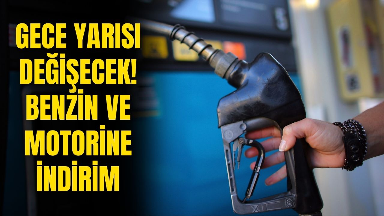 Gece yarısı değişecek! Benzine 1,80 TL, motorine 1,20 TL indirim geliyor