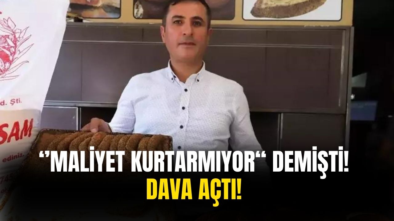 Ankara Pideciler, Simitçiler ve Çörekçiler Esnaf Odası Başkanı Savaş Delibaş dava açtı!