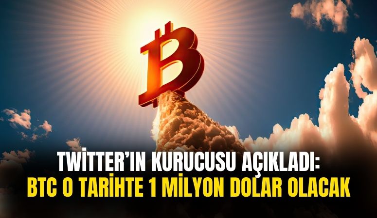 Twitter'ın kurucusu açıkladı! O tarihte BTC 1 milyon dolar olacak