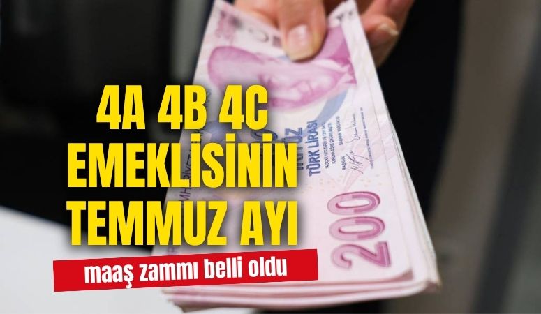 Ünlü gazeteci kulis bilgisini sızdırdı! 4a 4b 4c emeklisinin Temmuz ayı maaş zammı belli oldu