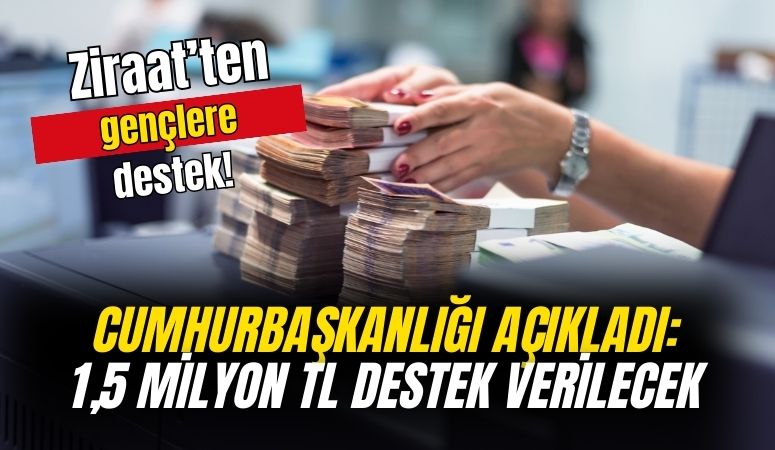 Cumhurbaşkanlığı'ndan açıklama geldi! O işi yapan gençlere devlet 1,5 milyon TL destek ödemesi yapacak