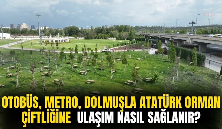 Atatürk Orman Çiftliği'ne EGO Otobüs, Metro ve Dolmuşla nasıl gidilir?