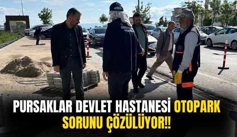 Pursaklar Belediyesi’nden Devlet Hastanesi Otopark Alanı Genişletme Çalışmaları Başladı!