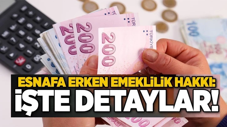 Esnaflara müjdeli haber geldi! Bağkurlularda emeklilik yaşı düşürüldü