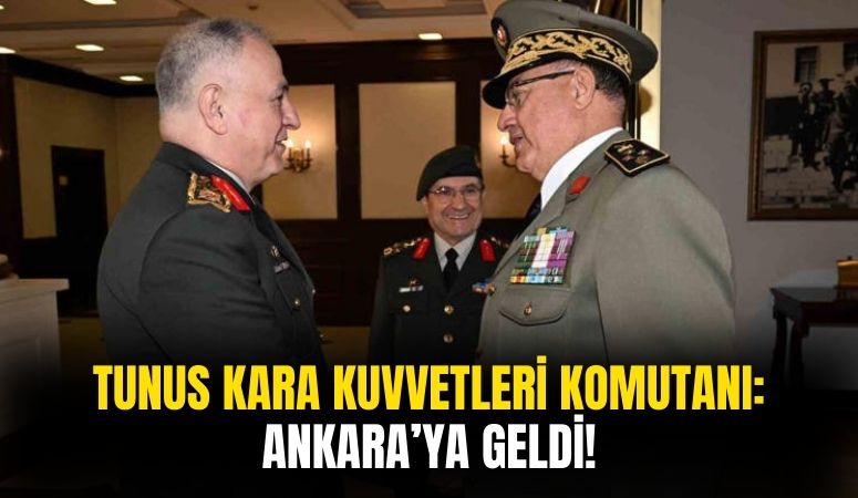 Tunus Kara Kuvvetleri Komutanı Ankara'da!