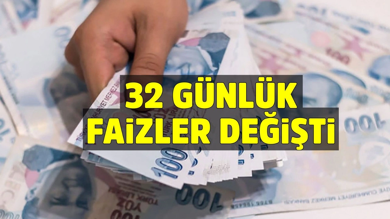 Faiz oranları sil baştan değişti! 1 milyon liranın 1 aylık faiz getirisi netleşti